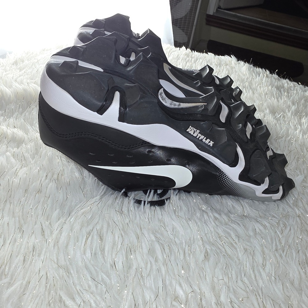 Nike Diamond Alpha Huarache NXT Baseball Cleats Black White‎ Youth 5.5Y - Picture 8 of 8